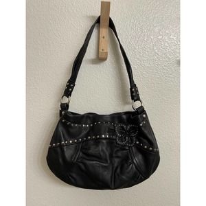 B Makowsky Purse A200352 Genuine Leather with Studs - Like NEW